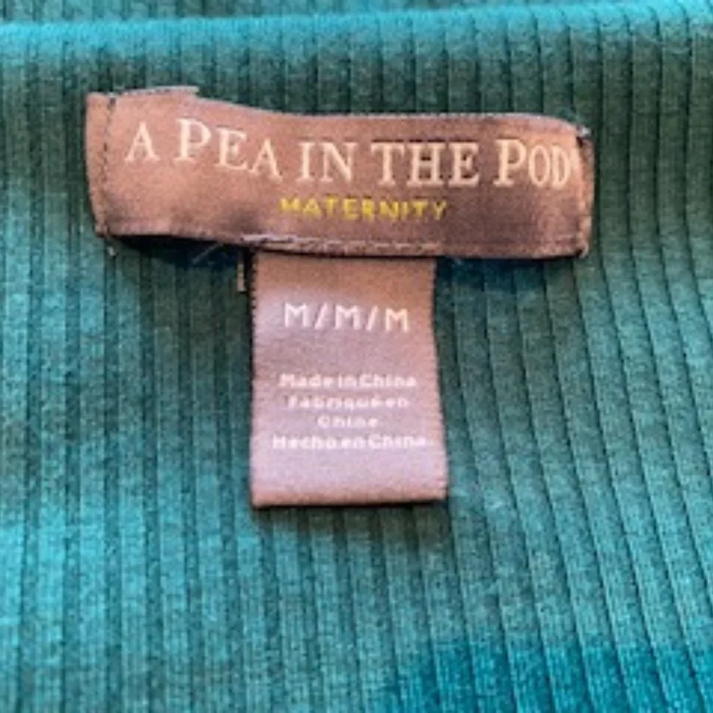 A PEA IN THE POD SZ. M MATERNITY TOP - Picture 4 of 7